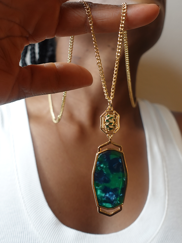 Green Abena Necklace