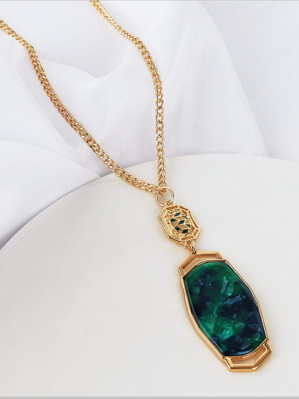 Green Abena Necklace