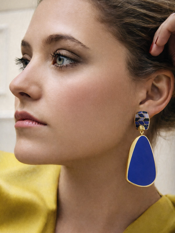 ASO Beveled Drop Earrings RUAHH