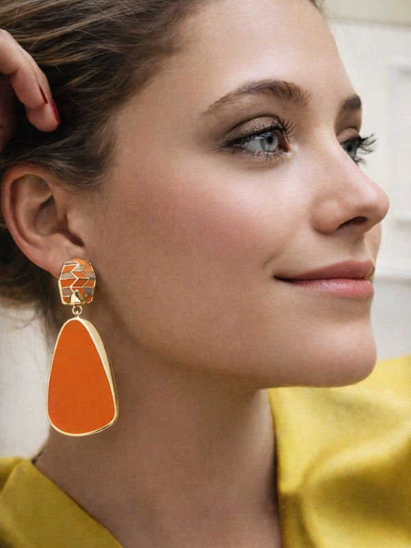 ASO Beveled Drop Earrings RUAHH