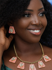 Ruahh Statement Cluster Necklace