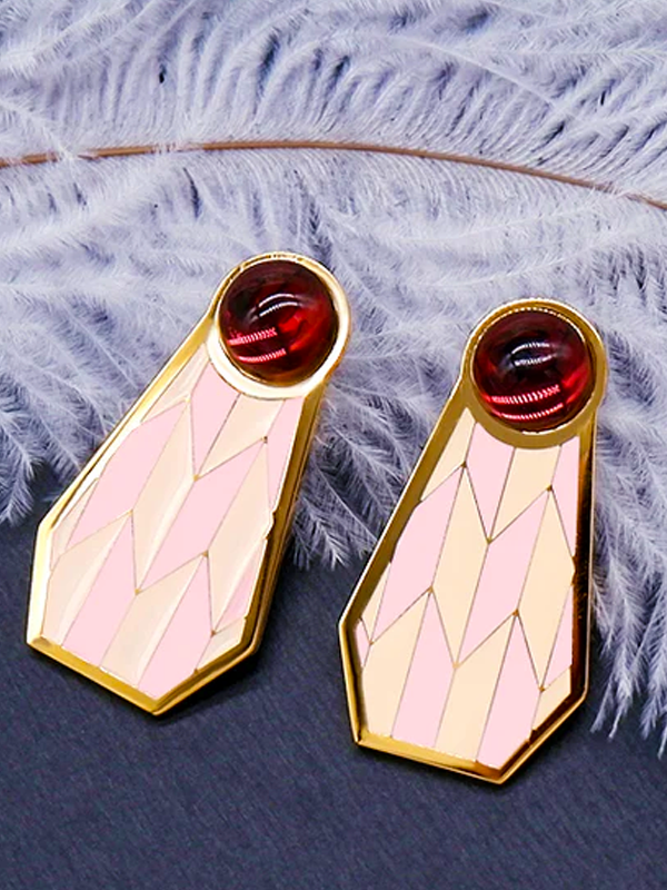 Ruahh Kente Statement Earrings RUAHH