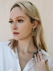 Geometric Statement Earrings