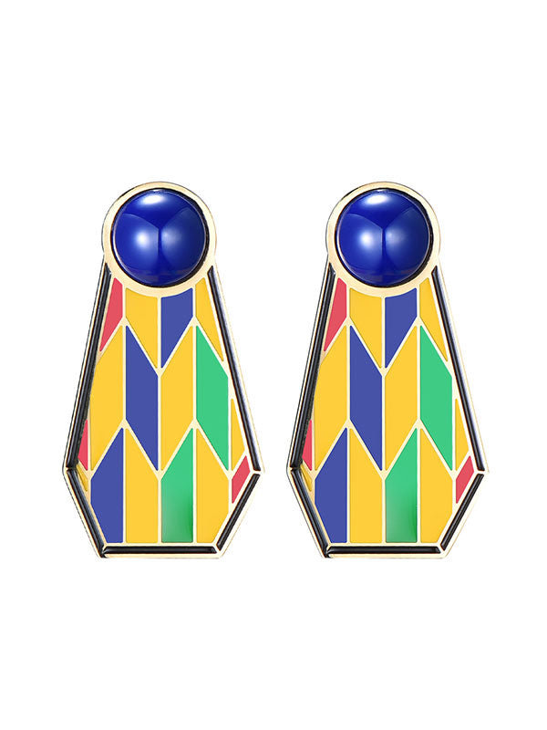 Kente Statement Earrings