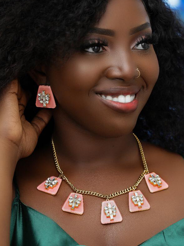 Ruahh Statement Cluster Necklace